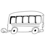 Автобус векторная графика