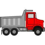 Disegno vettoriale di dump truck