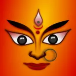 Vektor bakgrund av gudinnan Durga