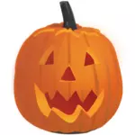 Vector graphics of smiling pumpkin