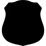 Shield silhouette vector