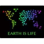 Earth Is Life Illustration