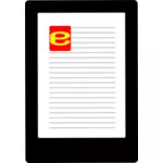 EBook icoon vector afbeelding
