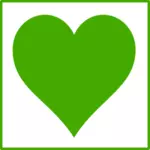 Eco hearth vector icon