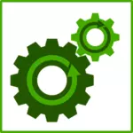 Eco zelené recyklaci vektorové ilustrace