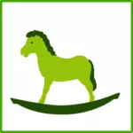 Eco mainan hijau vektor icon