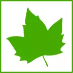 Eco frunze vector icon