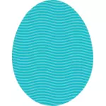 Blå påsk ägg vektorbild