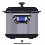 Electric cooker with a digital display