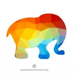 צבע הצללית של פיל