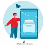 Email technology concept