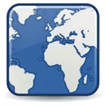 Immagine vettoriale icona di World wide web