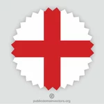 English flag sticker