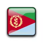 Eritrea lesklý vektor vlajka
