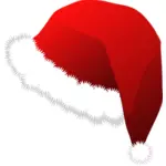 Santa Claus topi merah vektor ilustrasi