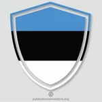 Crête de drapeau estonien