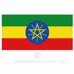 Etíope vector bandeira