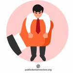 Exhausted businessman