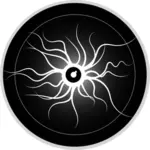 Devil's eye vector image