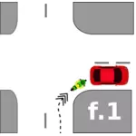 Fahrzeug-Unfall-Straße