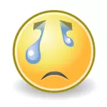 Emoji gråt