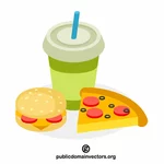 Image vectorielle de fast food