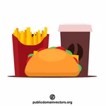 Fast food lunch