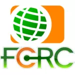 FCRC globe shiny icoon vector afbeelding