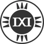 Выдуманный бренд логотип векторное изображение
