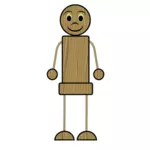 Wooden puppet