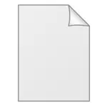 Tons de cinza arquivo ícone vector clip-art