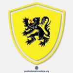 Bandiera dello stemma delle Fiandre