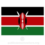 Keňské republiky vlajka