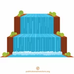 Wasserfall-Kaskade