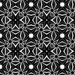 Floral black pattern