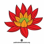 Flower blossom vector image