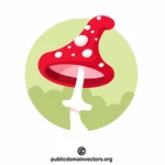 Menerbangkan jamur agaric