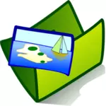 Pictograma folderul imagini vectoriale miniaturi