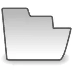 Gray folder icon