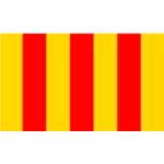 Foix regio vlag vectorafbeeldingen
