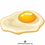 Makan telur goreng