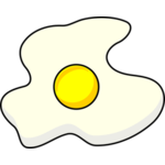 Fried egg vector graphics | Public domain vectors