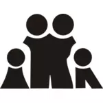 Family icon vector