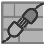 Ícone de arte de clipe de conexão