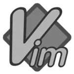 Grafika wektorowa obiektu clipart ikony Vim