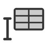 Inline table icon