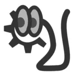 Image clipart de l’icône de serpent