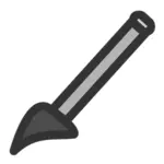 Paintbrush icon grey color