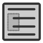 Computer tool icon grey color