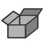 Open box 3D icon
